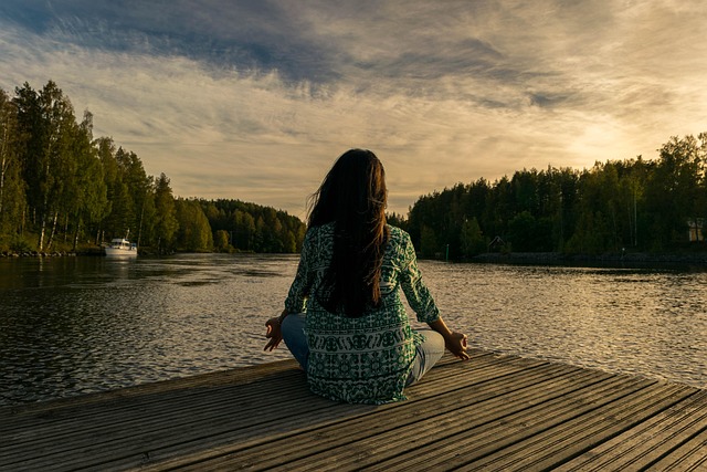 calm supportive wellness setting with older adults stretching gently